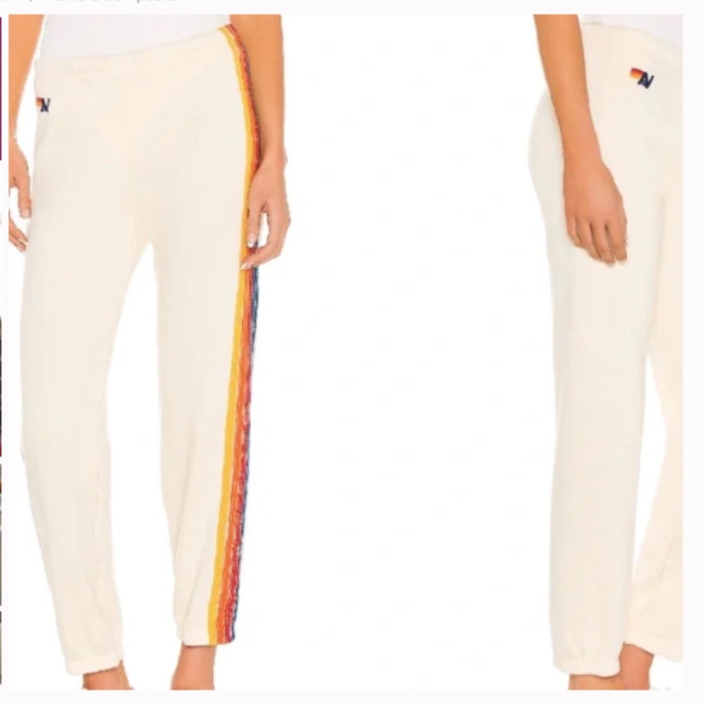 Aviator Nation 5 Stripe Sweatpant Sz XS